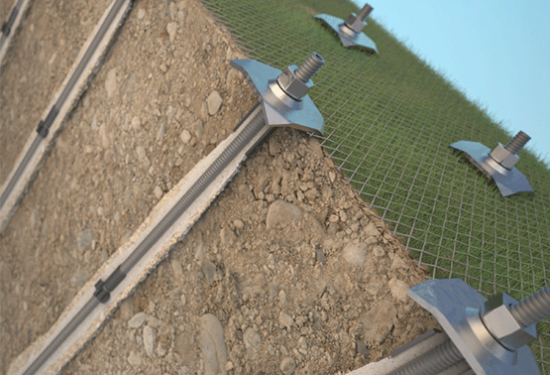 Soil nailing